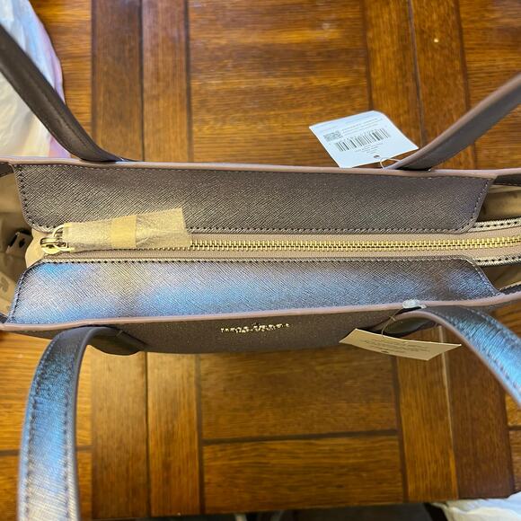 NWT Kate Spade Tinsel Lilac Frost Glitter Tote Bag - Picture 8 of 16